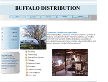 Tablet Screenshot of buffalodistribution.com